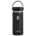 Stay Hydrated in Style with the Hydro Flask 16oz Wide Mouth Insulated Water Bottle - Sleek Black Finish
