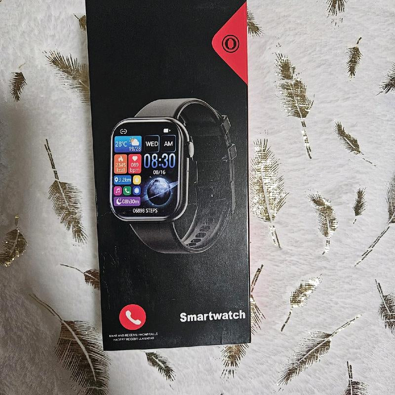 Elevate Your Fitness and Connectivity with the 2024 1.85-Inch Smartwatch - Stylish Silicone Fitness Tracker for Men and Women