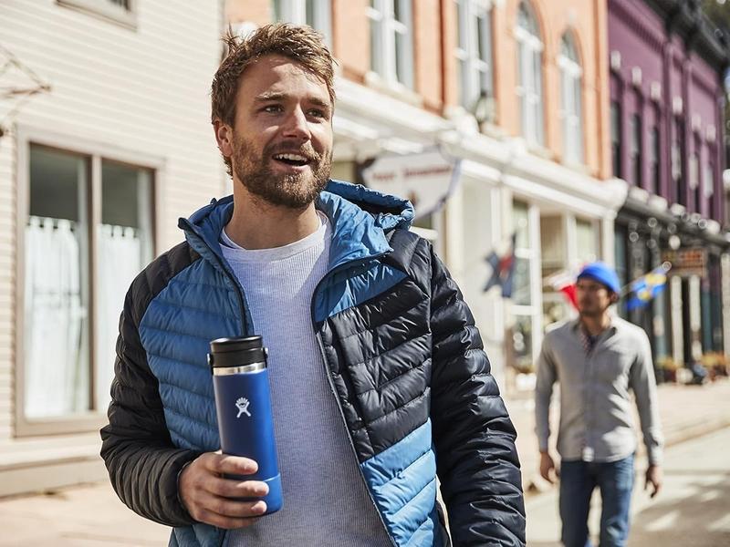 Stay Hydrated in Style with the Hydro Flask 16oz Wide Mouth Insulated Water Bottle - Sleek Black Finish