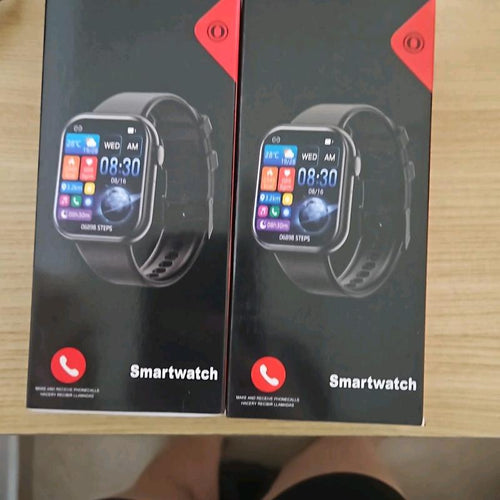 Elevate Your Fitness and Connectivity with the 2024 1.85-Inch Smartwatch - Stylish Silicone Fitness Tracker for Men and Women